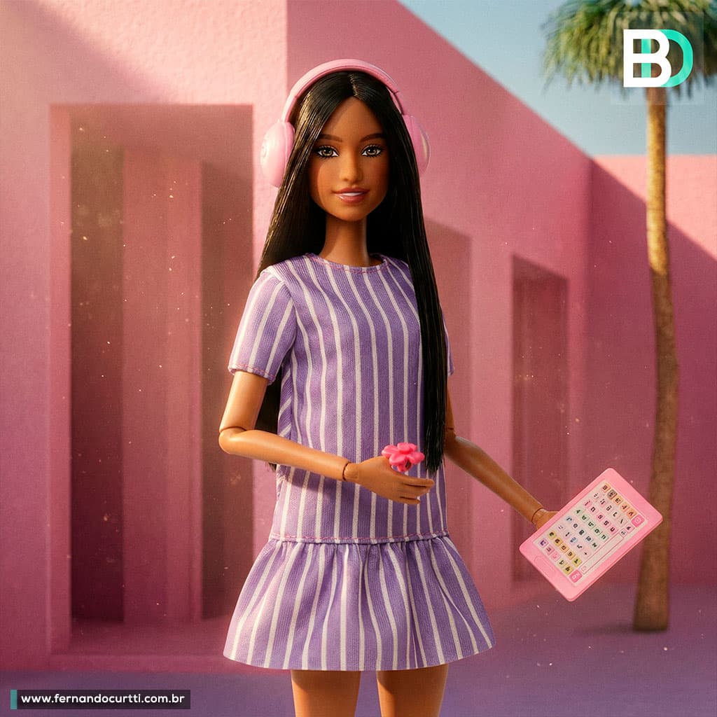 Mattel lança Barbie inspirada no autismo e reacende debate sobre neurodiversidade na infância